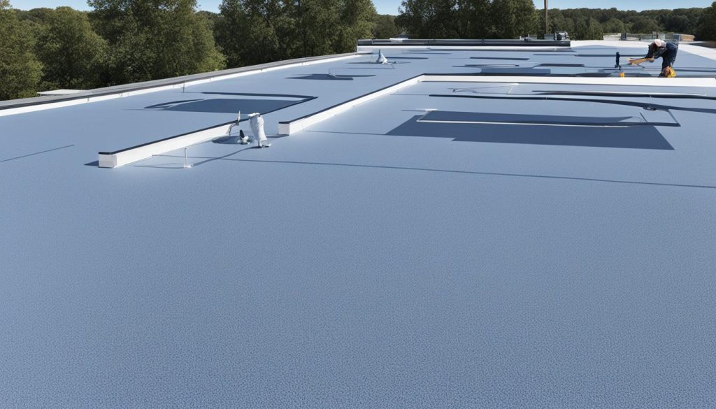 Plat dak coaten